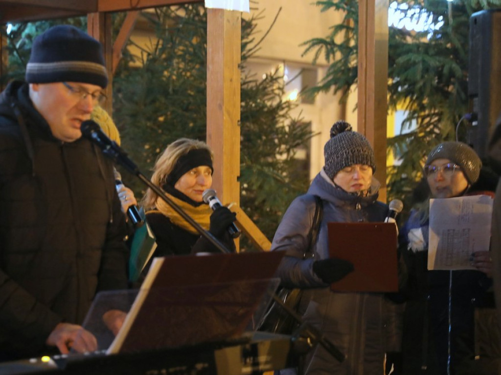 Spotkanie opłatkowe na hrubieszowskim Rynku (ZDJĘCIA)