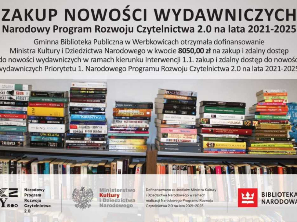 Werbkowice: Nowe książki w bibliotece (ZDJĘCIA)