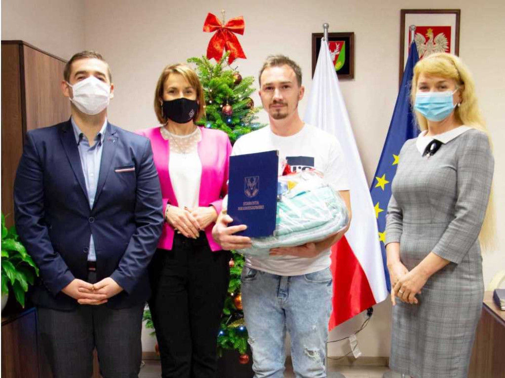 Hrubieszów: Michał - to pierwsze dziecko urodzone w 2022 roku (ZDJĘCIA)