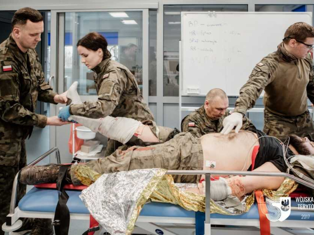 Lubelscy Terytorialsi szkolili się pod okiem ratowników medycznych (ZDJĘCIA)