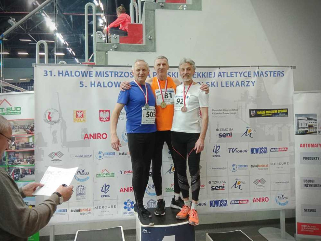 Halowe Mistrzostwa Polski w Lekkiej Atletyce Masters - nasi też tam byli (ZDJĘCIA)