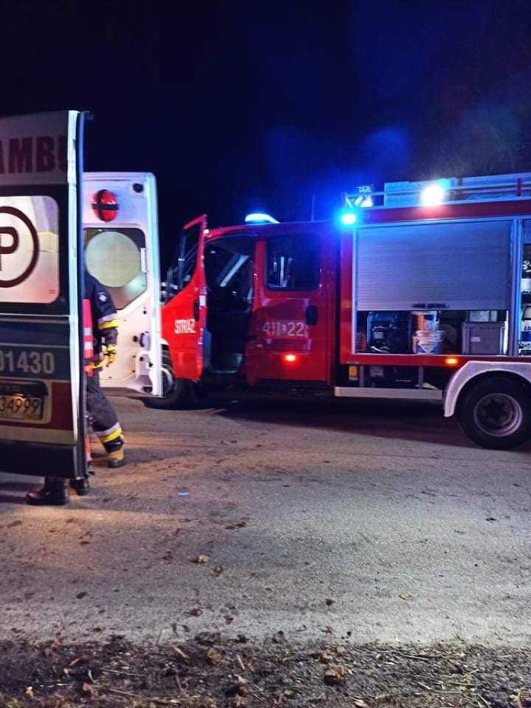 Wypadek w Werbkowicach. Kierowca został zakleszczony w aucie (ZDJĘCIA)