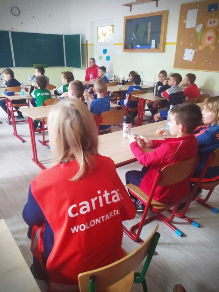 Hrubieszów: Caritas na spotkaniu z młodymi sportowcami (ZDJĘCIA)