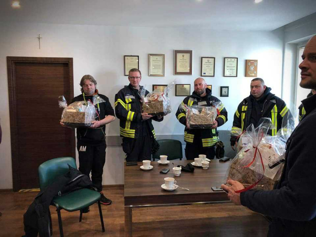Strażacy z Niemiec w gminie Hrubieszów (ZDJĘCIA)