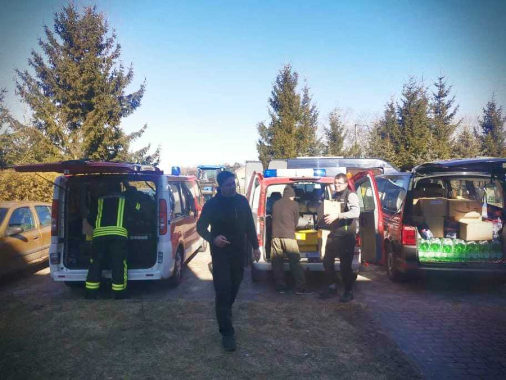 Strażacy z Niemiec w gminie Hrubieszów (ZDJĘCIA)