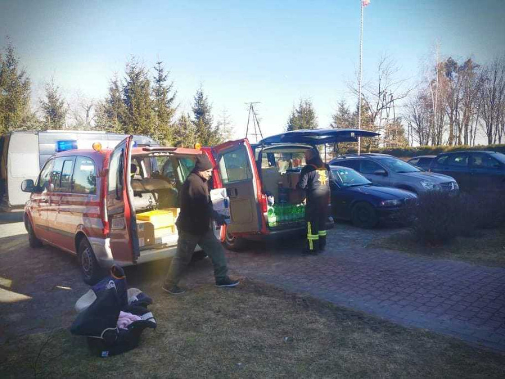 Strażacy z Niemiec w gminie Hrubieszów (ZDJĘCIA)