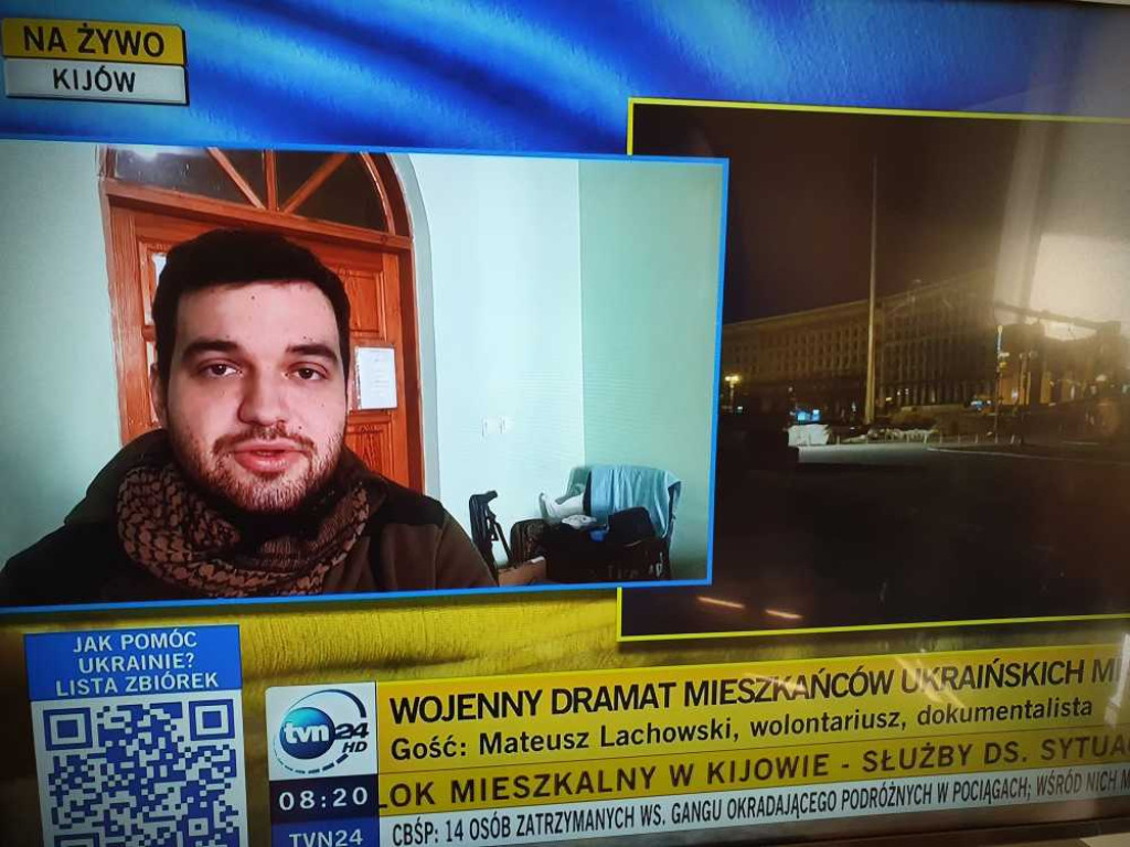 Mateusz Lachowski relacjonuje na żywo z Ukrainy (ZDJĘCIA)
