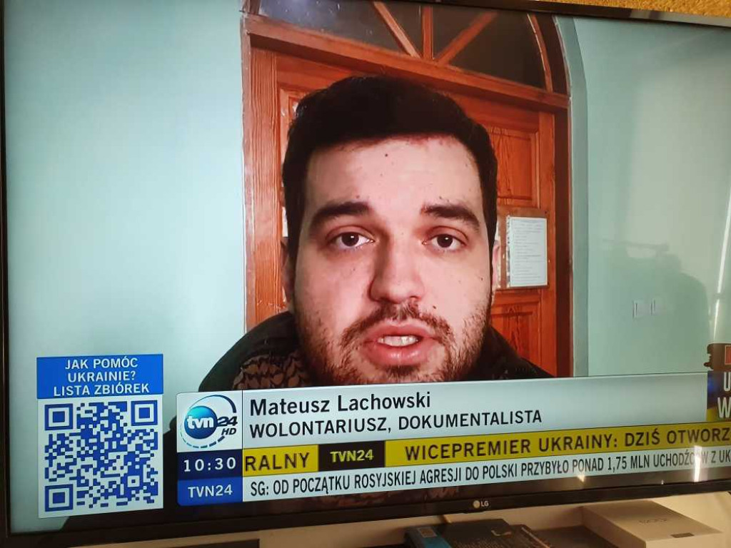 Mateusz Lachowski relacjonuje na żywo z Ukrainy (ZDJĘCIA)