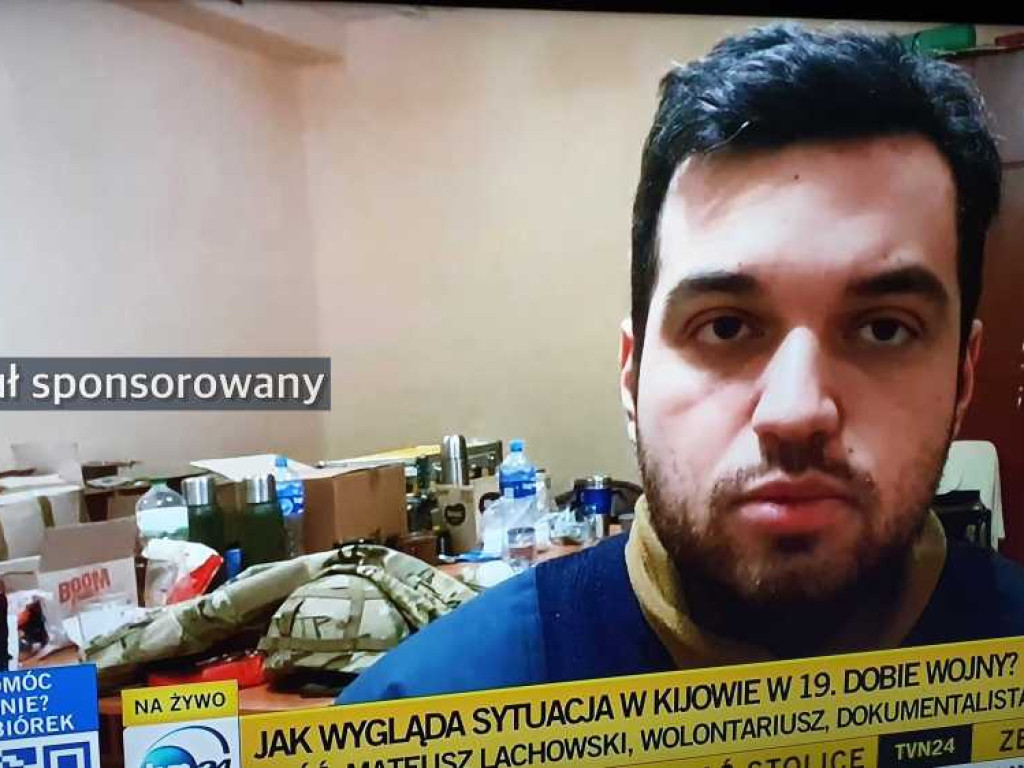 Mateusz Lachowski relacjonuje na żywo z Ukrainy (ZDJĘCIA)