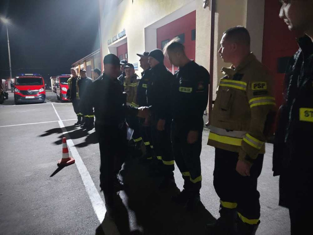 Hrubieszów: Strażackie busy spoza Lubelszczyzny zakończyły misję (ZDJĘCIA)