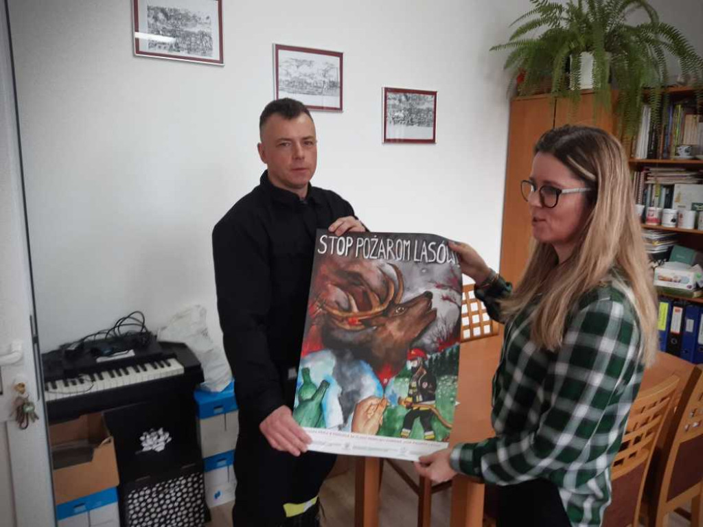 O pożarach lasów i traw w hrubieszowskiej Jedynce (ZDJĘCIA)