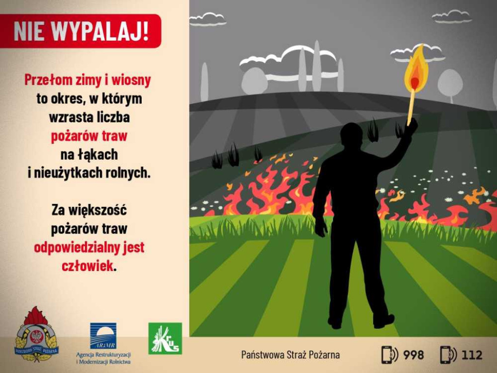 O pożarach lasów i traw w hrubieszowskiej Jedynce (ZDJĘCIA)