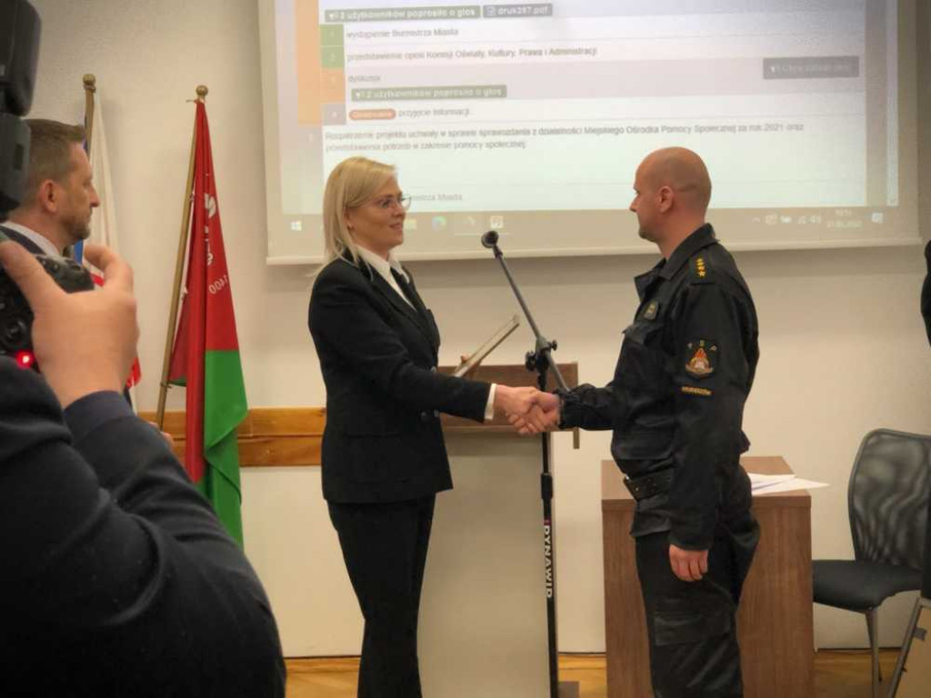 Hrubieszów: Podziękowania za pomoc dla służb mundurowych (ZDJĘCIA)