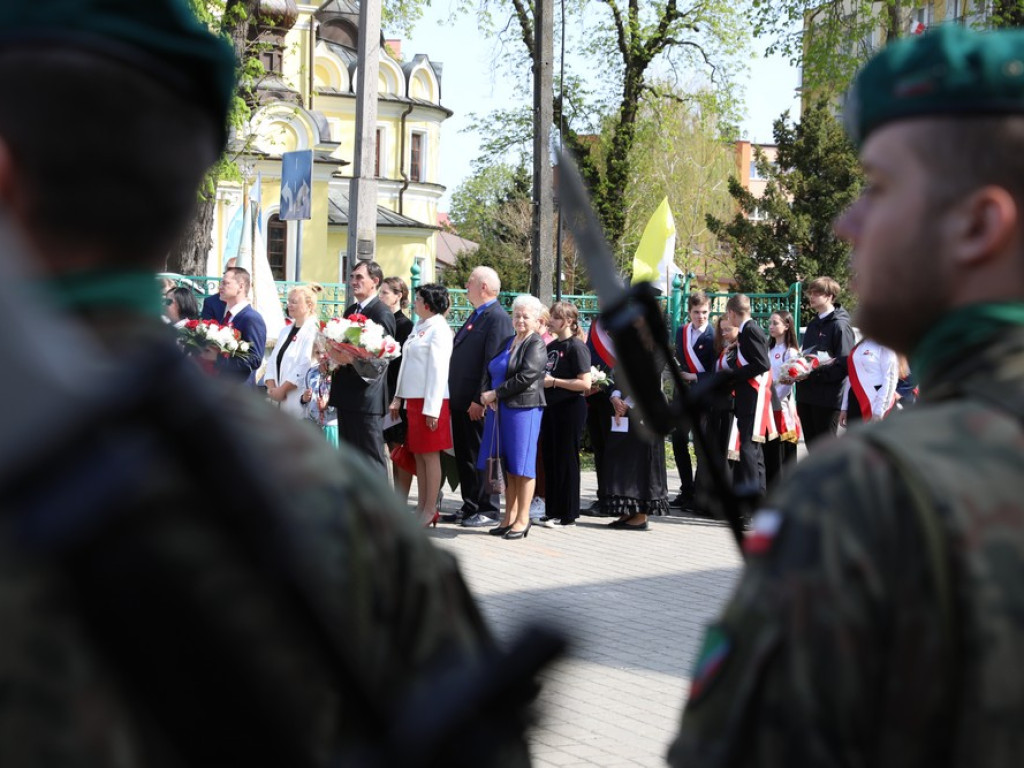 Hrubieszowskie obchody Narodowego Święta 3 Maja (ZDJĘCIA, WIDEO)