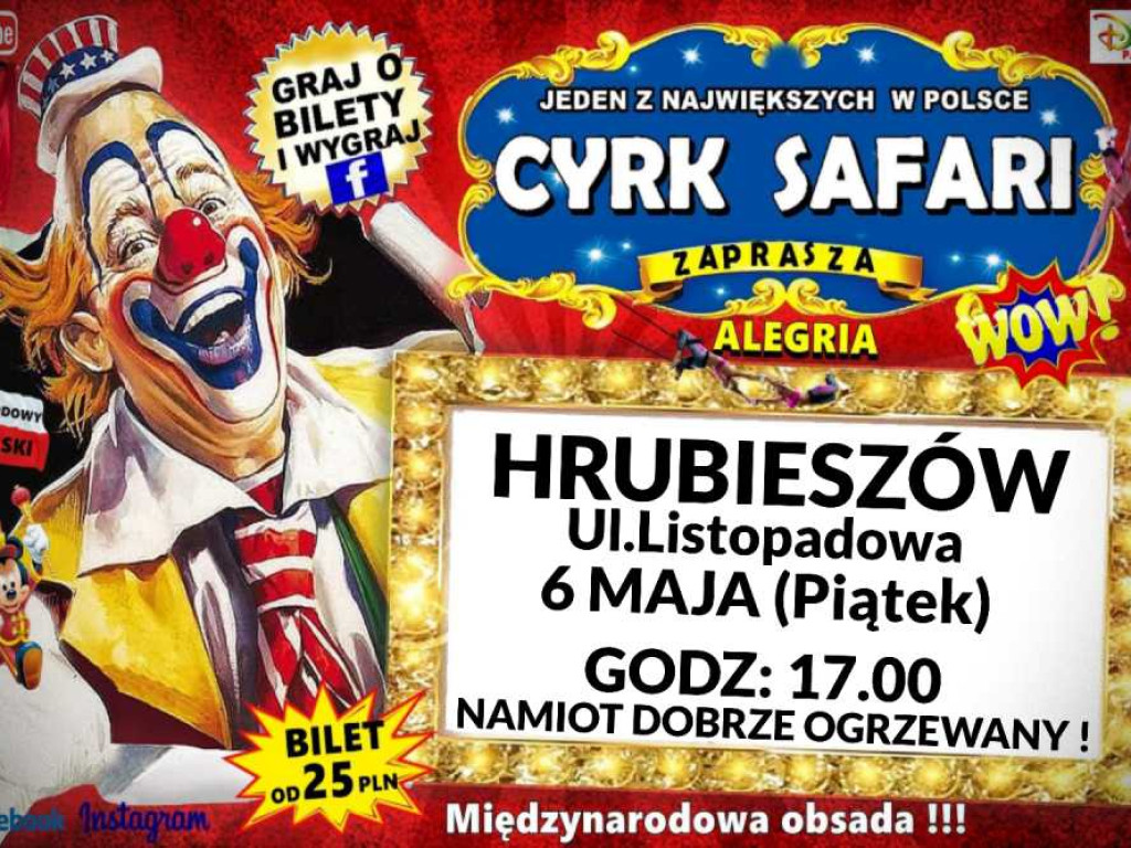Cyrk Safari w Hrubieszowie! (ZDJĘCIA)