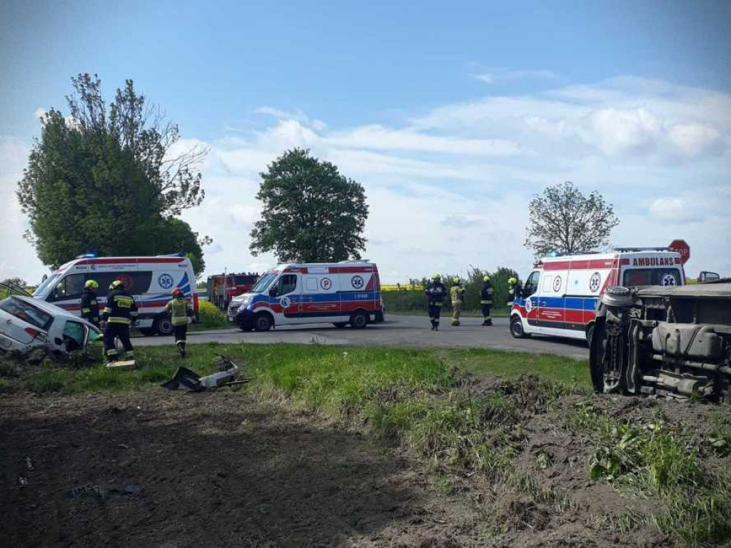 Gmina Horodło: Groźny wypadek w Kopyłowie. Kilka osób poszkodowanych (ZDJĘCIA)