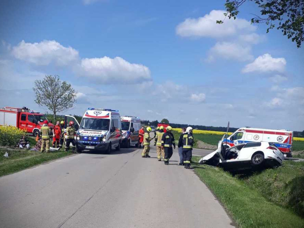 Gmina Horodło: Groźny wypadek w Kopyłowie. Kilka osób poszkodowanych (ZDJĘCIA)