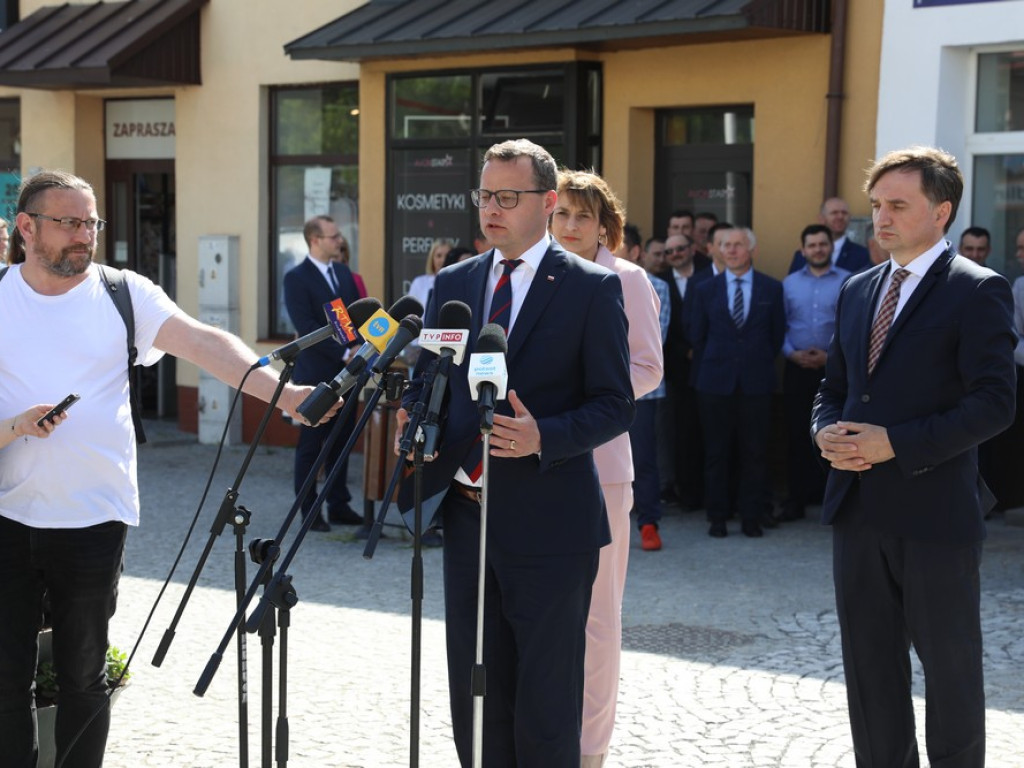 Minister sprawiedliwości Zbigniew Ziobro w Hrubieszowie (ZDJĘCIA)