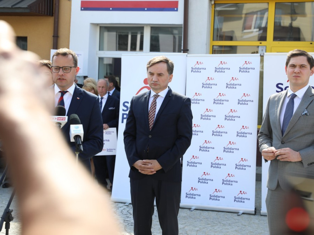 Minister sprawiedliwości Zbigniew Ziobro w Hrubieszowie (ZDJĘCIA)