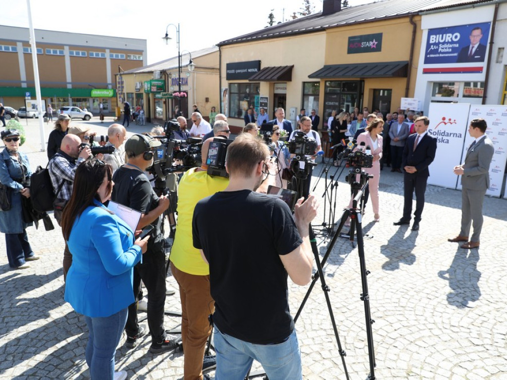 Minister sprawiedliwości Zbigniew Ziobro w Hrubieszowie (ZDJĘCIA)