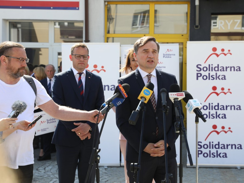 Minister sprawiedliwości Zbigniew Ziobro w Hrubieszowie (ZDJĘCIA)