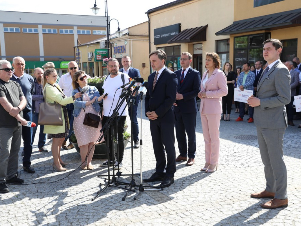 Minister sprawiedliwości Zbigniew Ziobro w Hrubieszowie (ZDJĘCIA)
