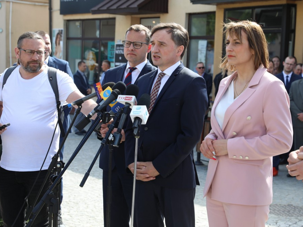 Minister sprawiedliwości Zbigniew Ziobro w Hrubieszowie (ZDJĘCIA)