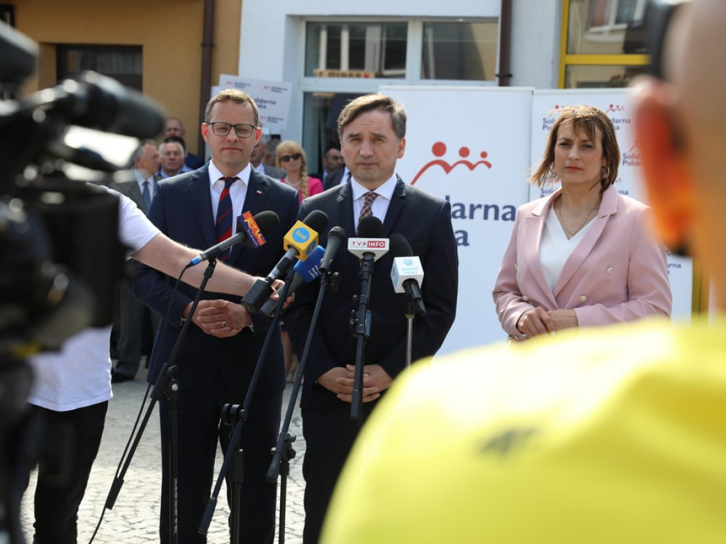 Minister sprawiedliwości Zbigniew Ziobro w Hrubieszowie (ZDJĘCIA)