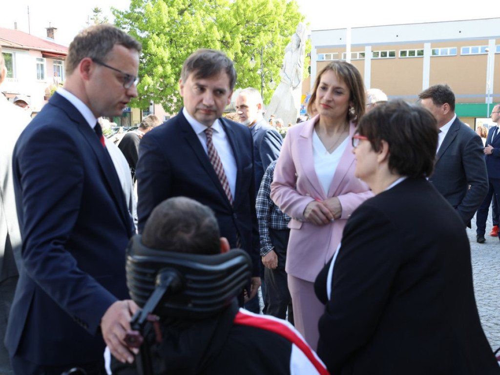 Minister sprawiedliwości Zbigniew Ziobro w Hrubieszowie (ZDJĘCIA)