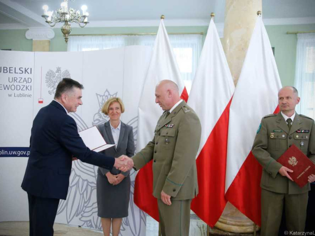 Hrubieszowskie służby mundurowe docenione i wyróżnione (ZDJĘCIA)