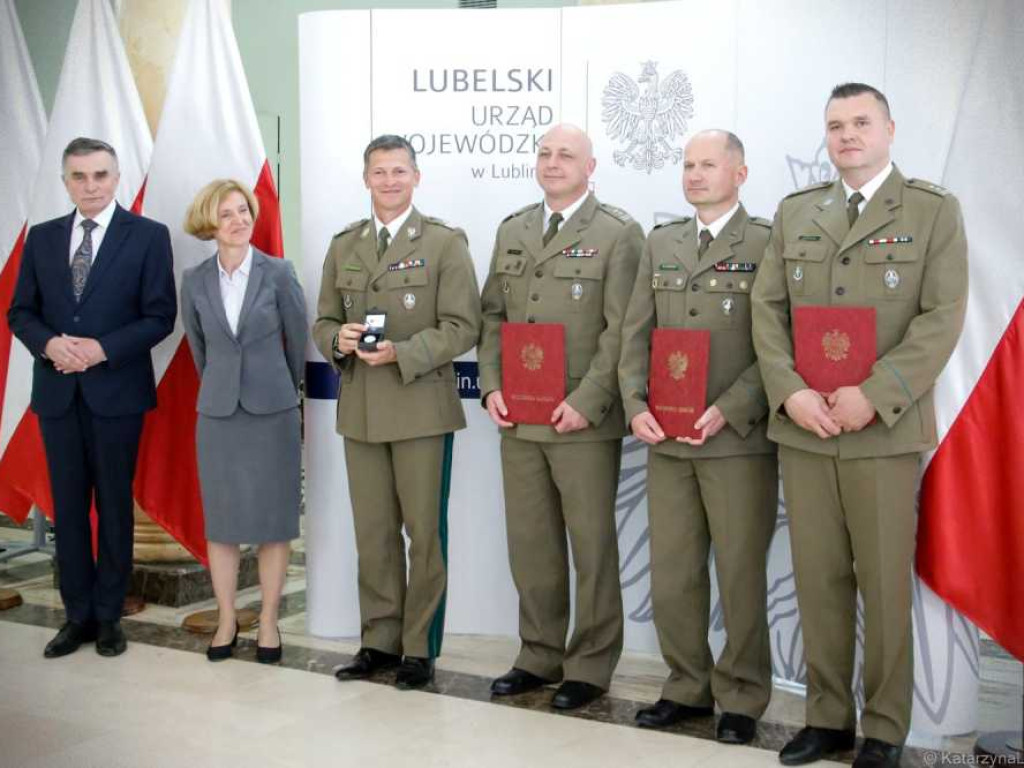 Hrubieszowskie służby mundurowe docenione i wyróżnione (ZDJĘCIA)