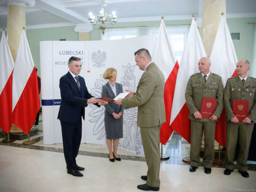 Hrubieszowskie służby mundurowe docenione i wyróżnione (ZDJĘCIA)