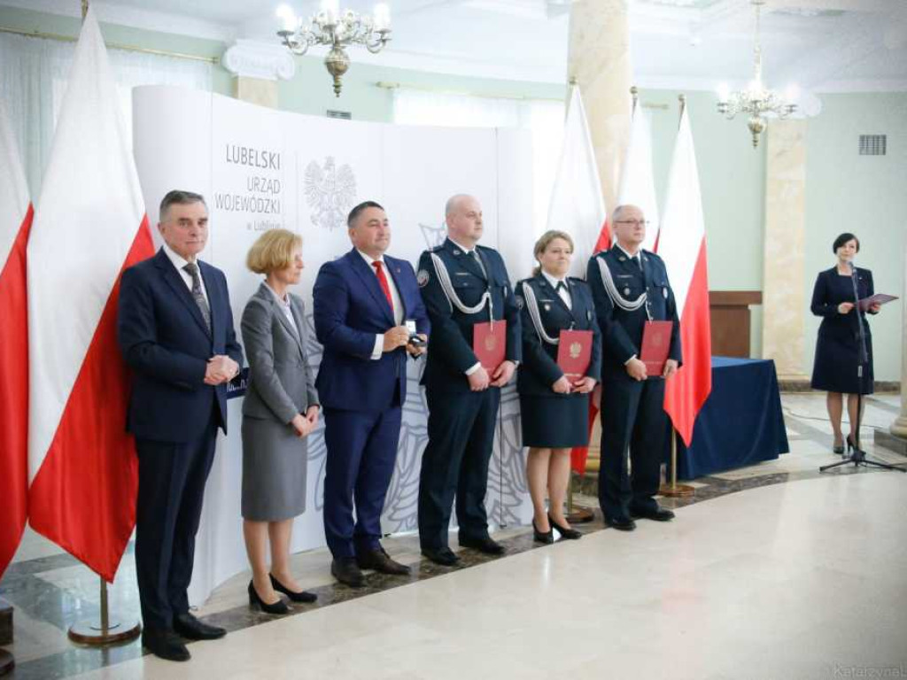 Hrubieszowskie służby mundurowe docenione i wyróżnione (ZDJĘCIA)