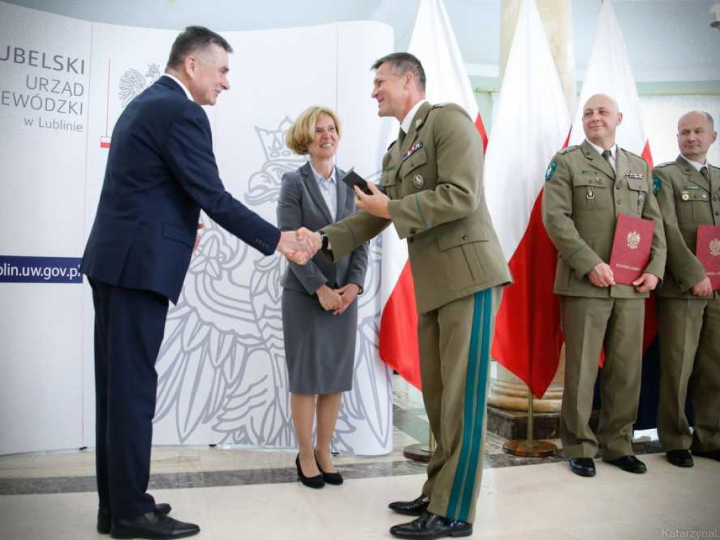 Hrubieszowskie służby mundurowe docenione i wyróżnione (ZDJĘCIA)