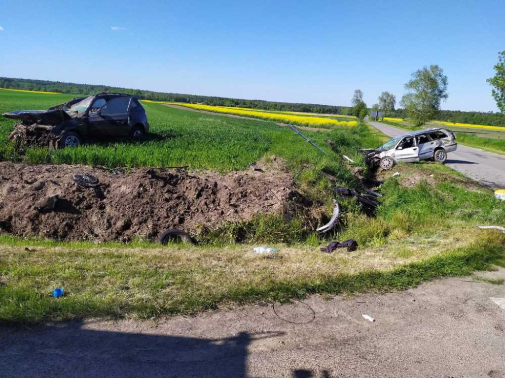 Gmina Horodło: Kolejny groźny wypadek w Kopyłowie. Dwie osoby ranne (ZDJĘCIA)