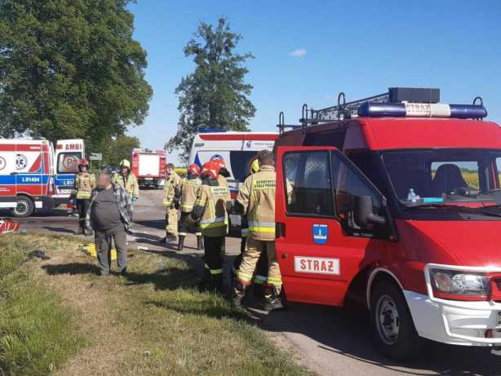 Gmina Horodło: Kolejny groźny wypadek w Kopyłowie. Dwie osoby ranne (ZDJĘCIA)