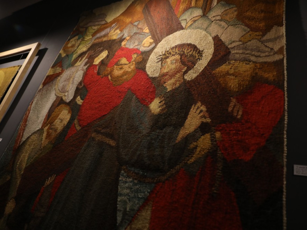 Hrubieszów: Przenikanie światła - wernisaż wystawy tkactwa Magdaleny Sielickiej (ZDJĘCIA)