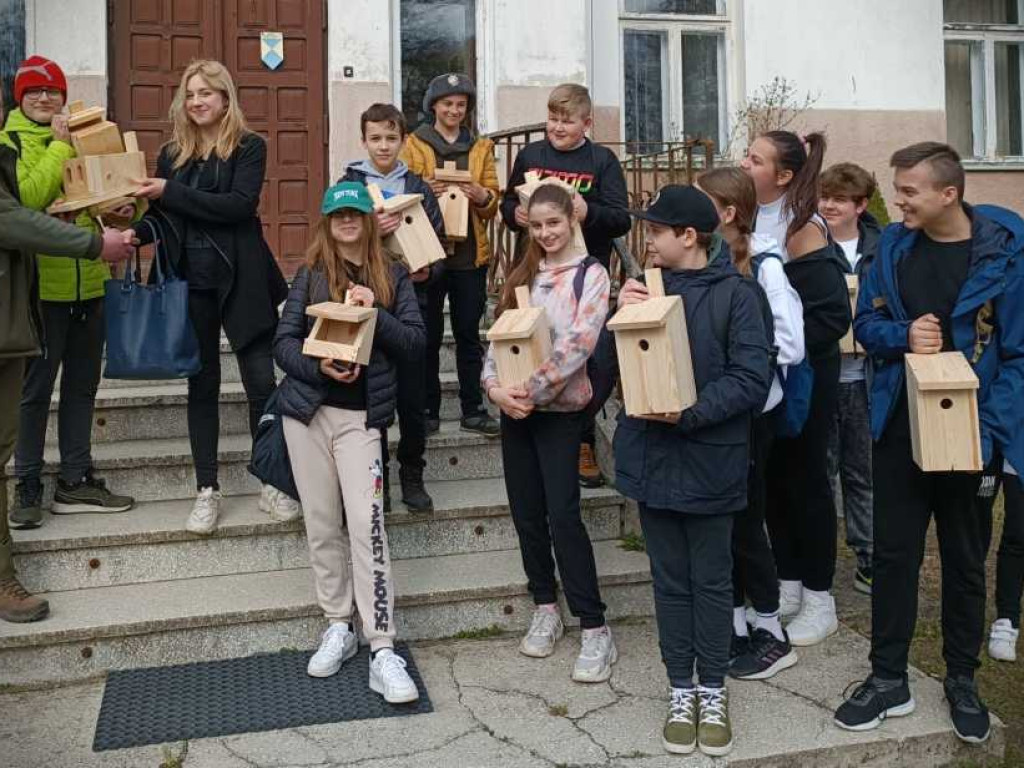 Dwójka: Budki dla ptaków trafiły do lasu (ZDJĘCIA)