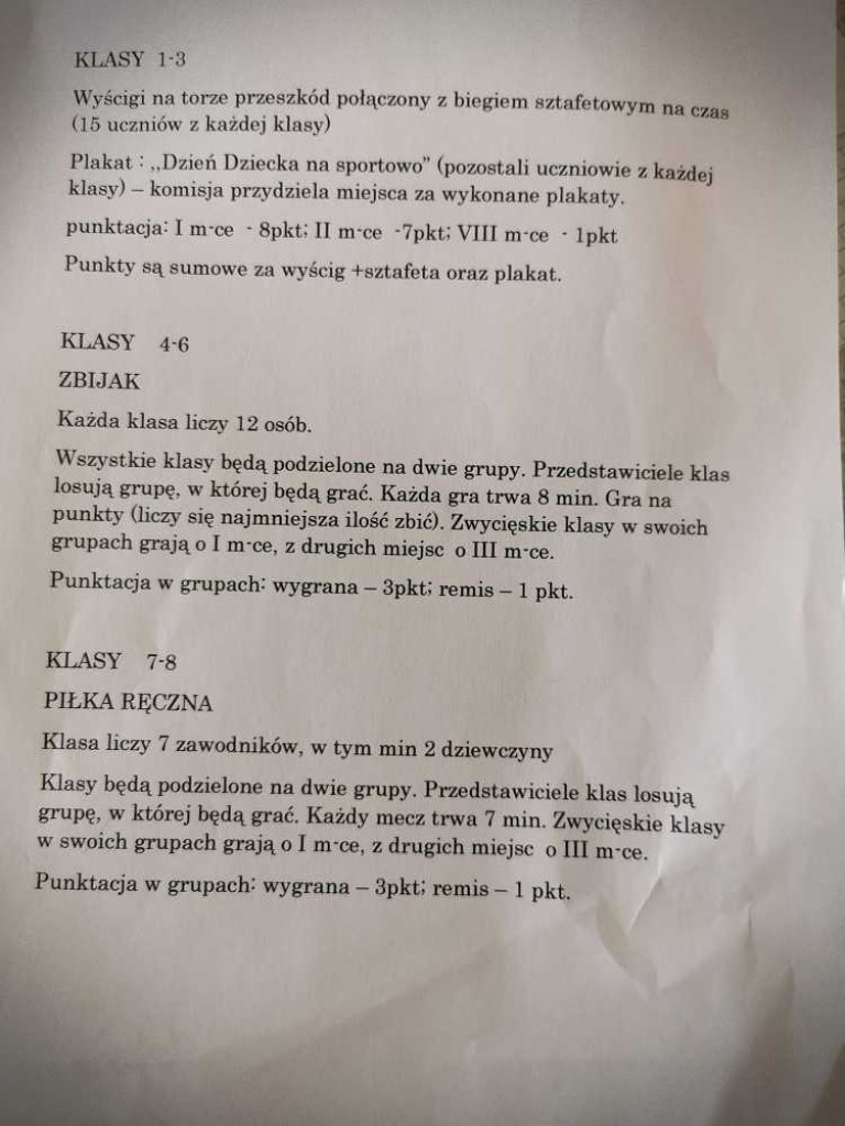 Hrubieszów: Dzień Dziecka na sportowo w Dwójce [ZDJĘCIA]