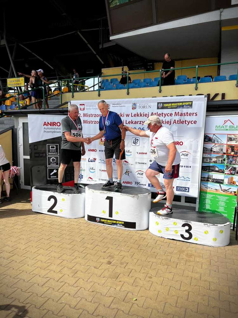 Dwa srebra podczas Lekkoatletycznych Mistrzostw Polski Masters [ZDJĘCIA]