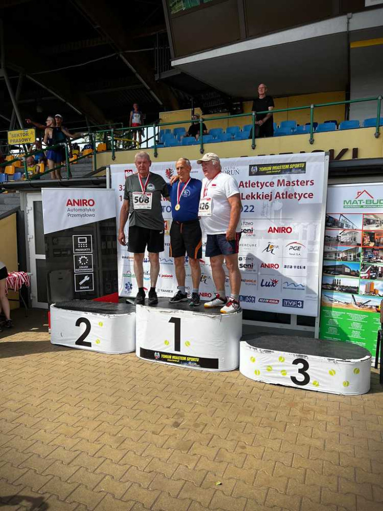 Dwa srebra podczas Lekkoatletycznych Mistrzostw Polski Masters [ZDJĘCIA]