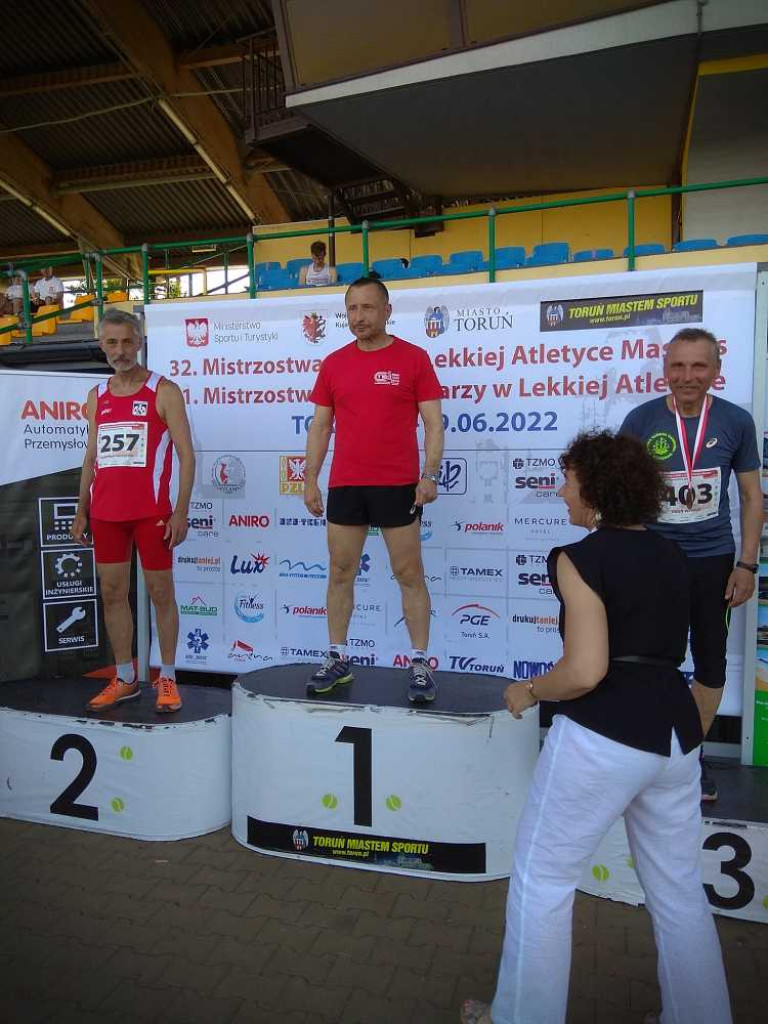 Dwa srebra podczas Lekkoatletycznych Mistrzostw Polski Masters [ZDJĘCIA]