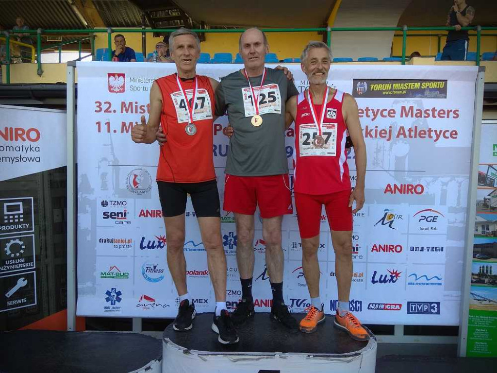 Dwa srebra podczas Lekkoatletycznych Mistrzostw Polski Masters [ZDJĘCIA]