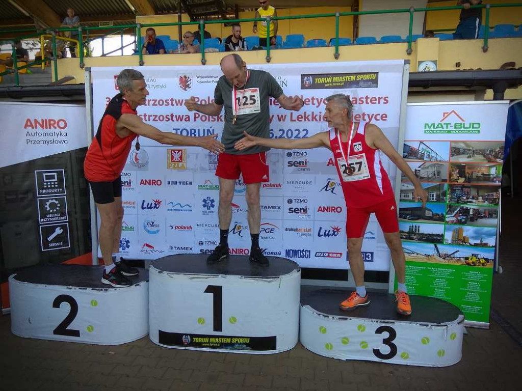 Dwa srebra podczas Lekkoatletycznych Mistrzostw Polski Masters [ZDJĘCIA]