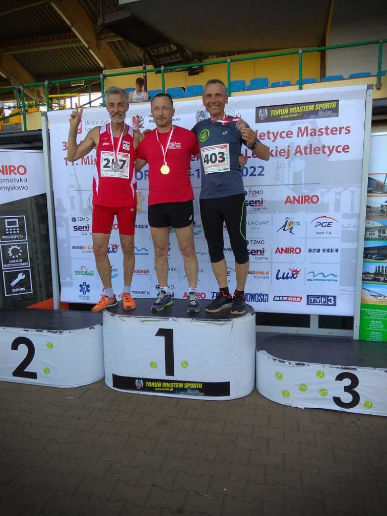 Dwa srebra podczas Lekkoatletycznych Mistrzostw Polski Masters [ZDJĘCIA]