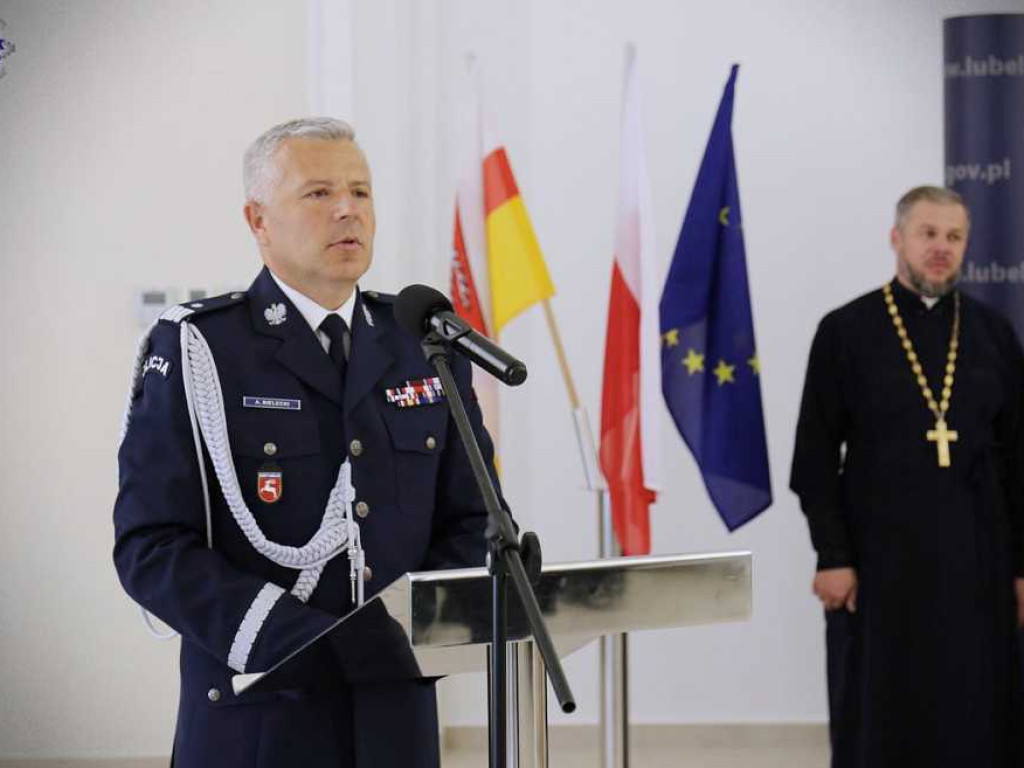 Ślubowanie nowych policjantów. Będą służyć również w Hrubieszowie [ZDJĘCIA]