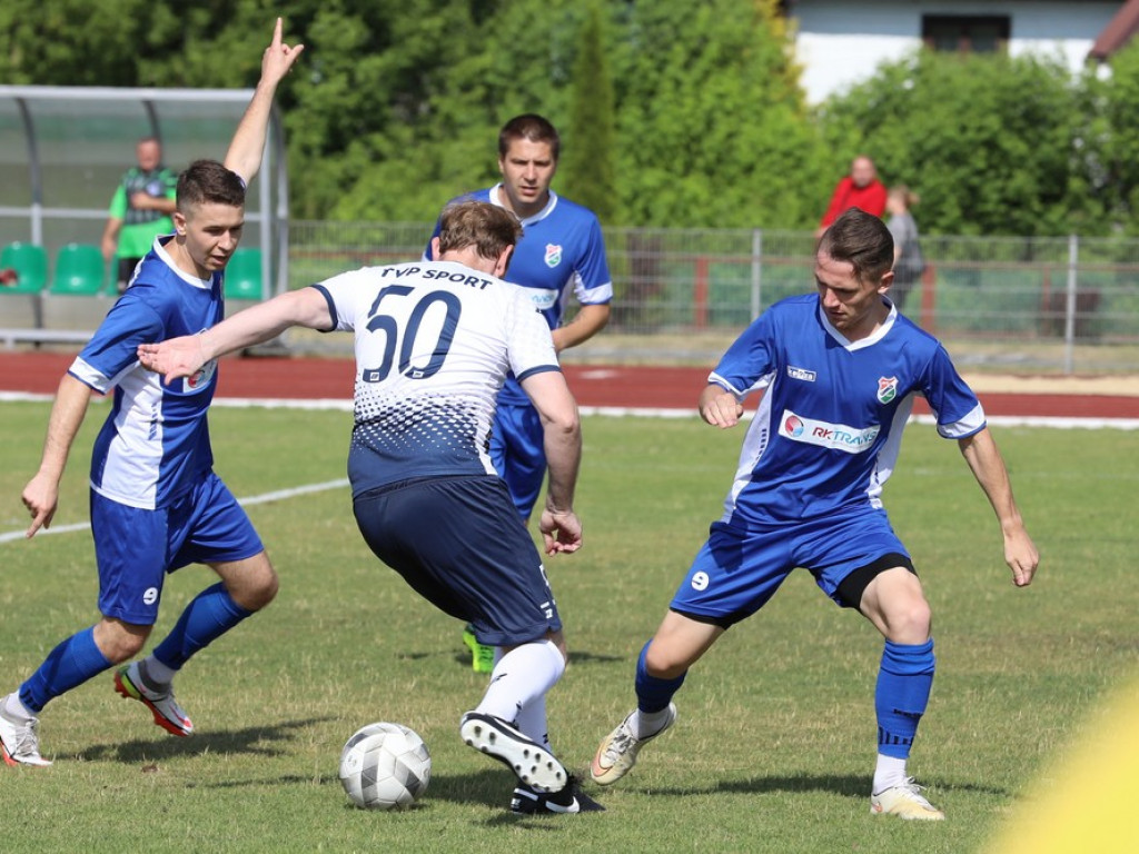 Mecz Unia Hrubieszów - Reprezentacja TVP [ZDJĘCIA]