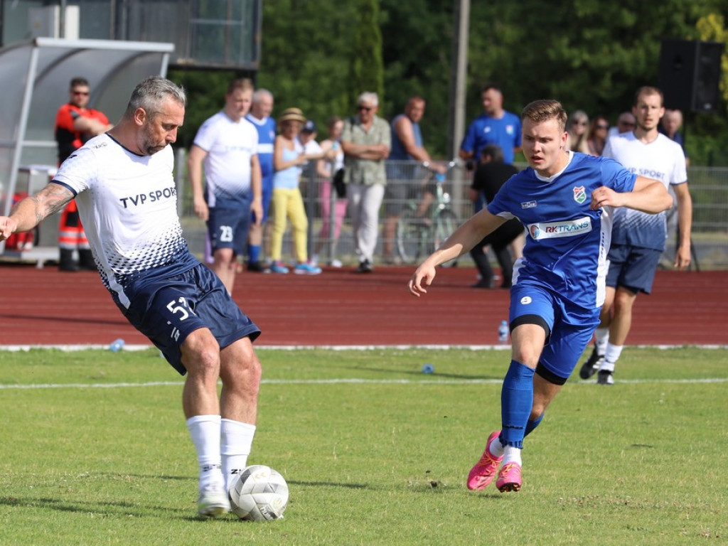 Mecz Unia Hrubieszów - Reprezentacja TVP [ZDJĘCIA]