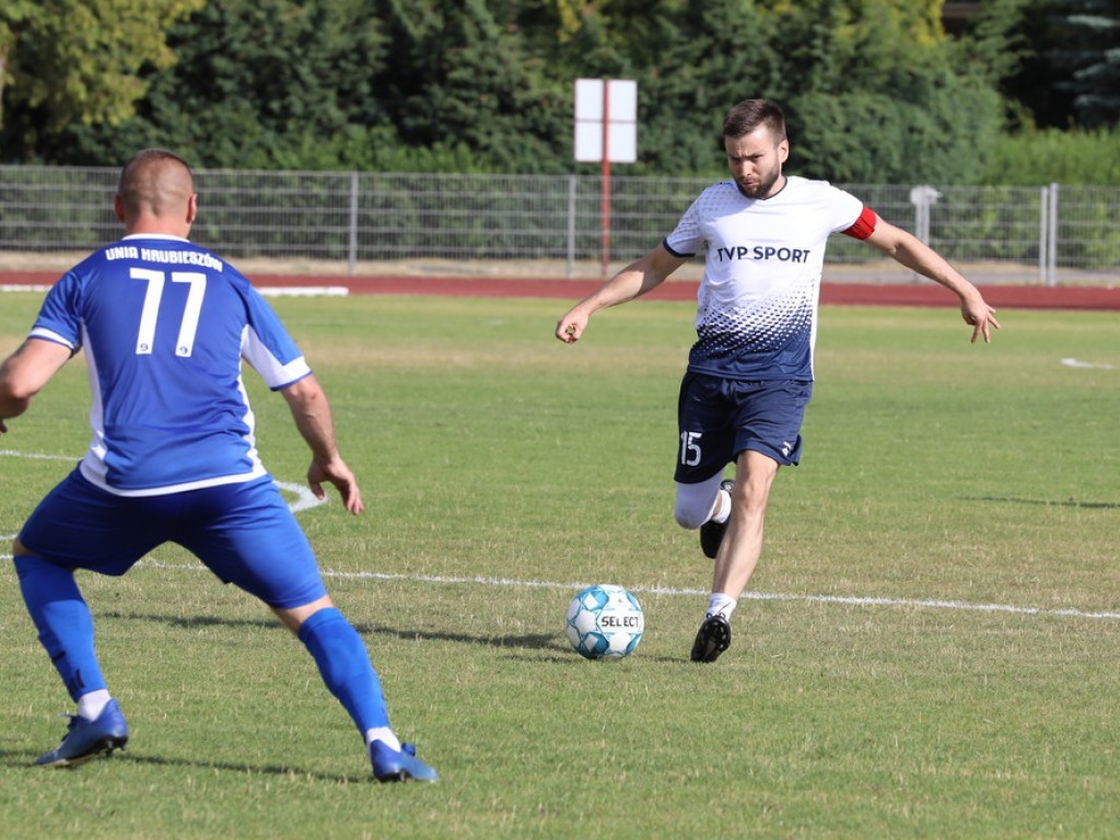 Mecz Unia Hrubieszów - Reprezentacja TVP [ZDJĘCIA]
