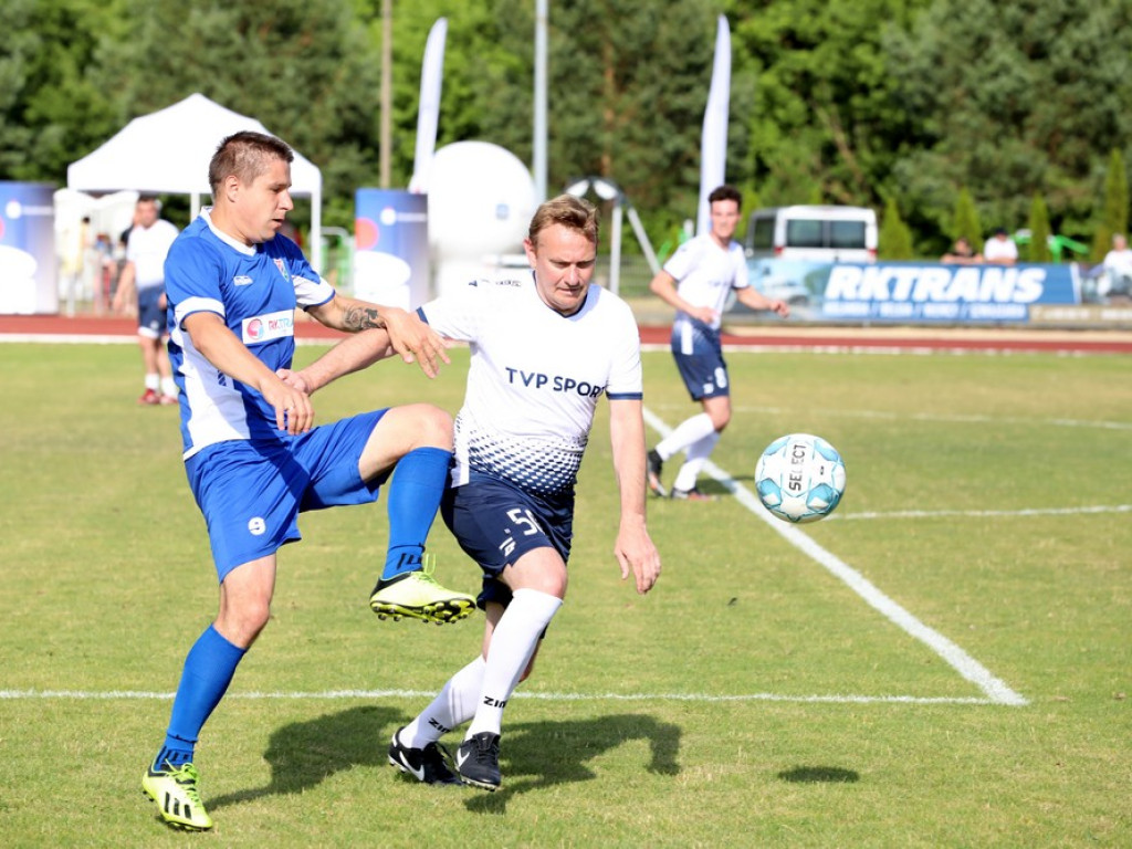 Mecz Unia Hrubieszów - Reprezentacja TVP [ZDJĘCIA]